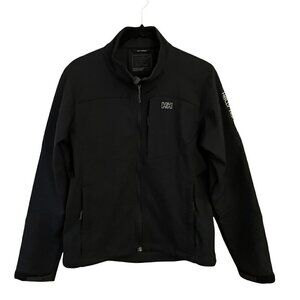 Helly Hanson Performance Soft Shell Jacket Fleece Lined Full Zip Black Women XS